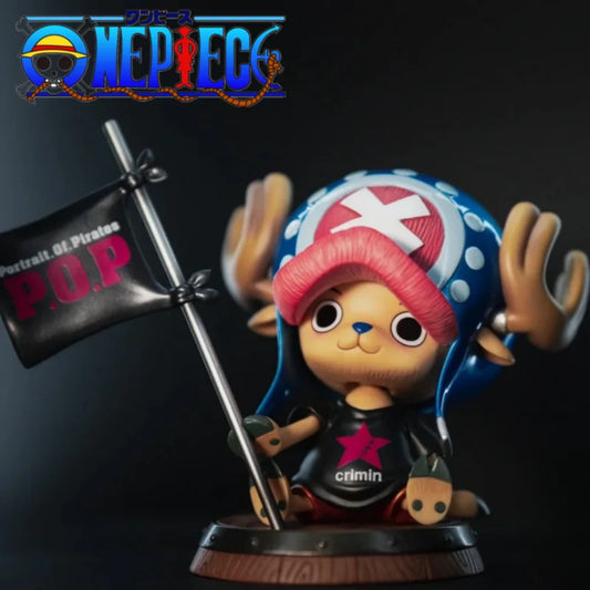 Figurine Chopper Avec Drapeau