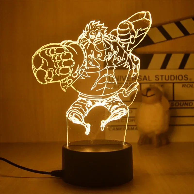 Figurine 3D lumineuse One Piece