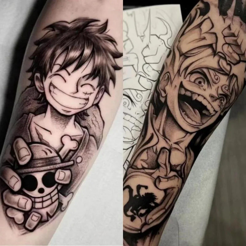 Autocollants de tatouage One Piece