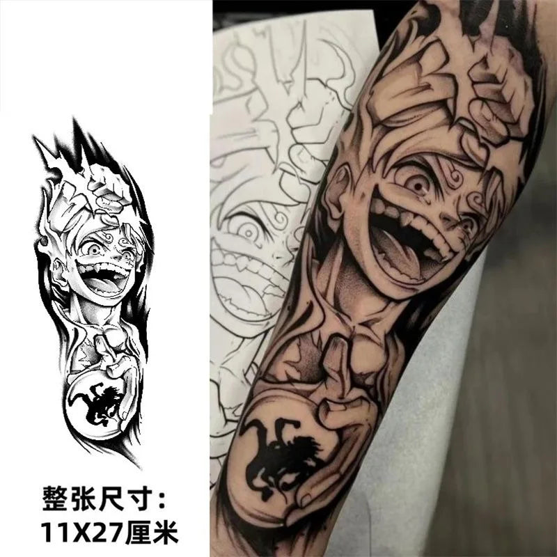 Autocollants de tatouage One Piece