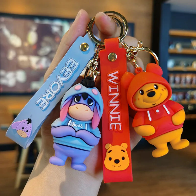 Porte-clés  STITCH WINNIE L'OURSON