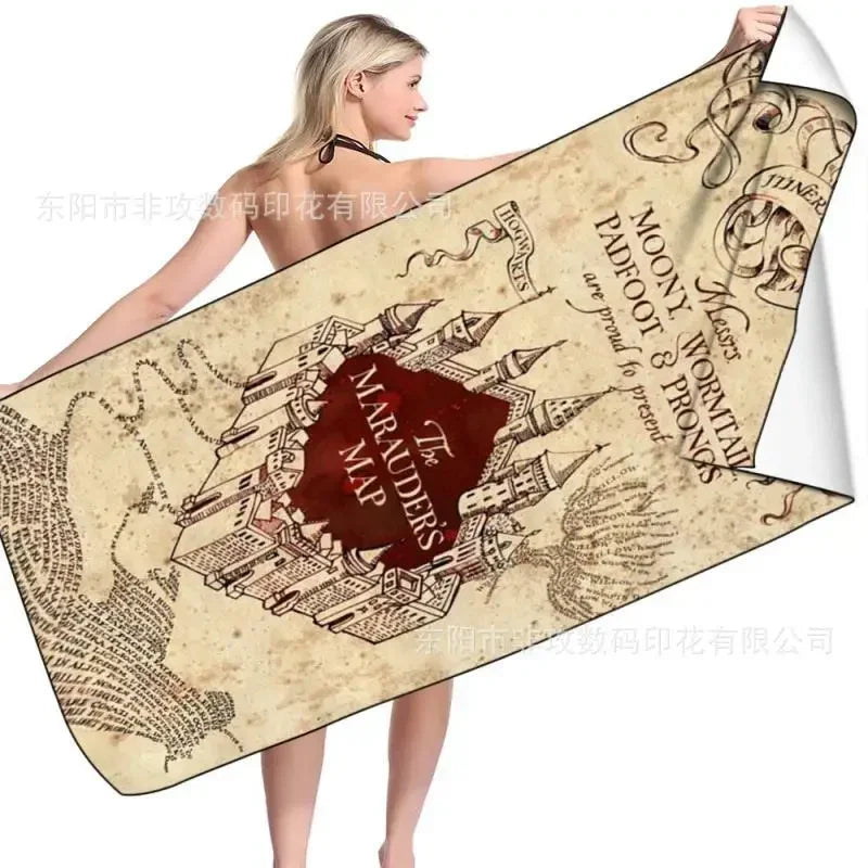 Serviette de plage Harry Potter