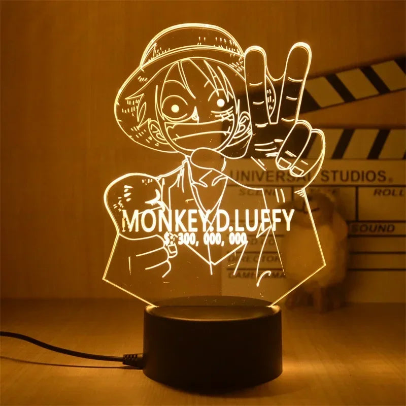 Figurine 3D lumineuse One Piece