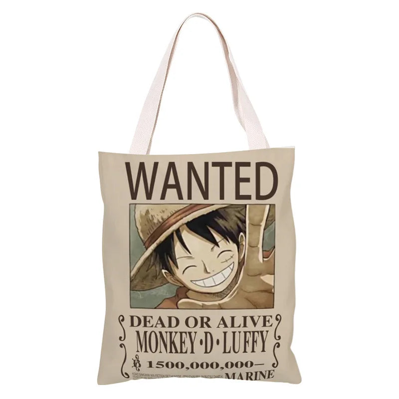 sac fourre-tout en toile One Piece