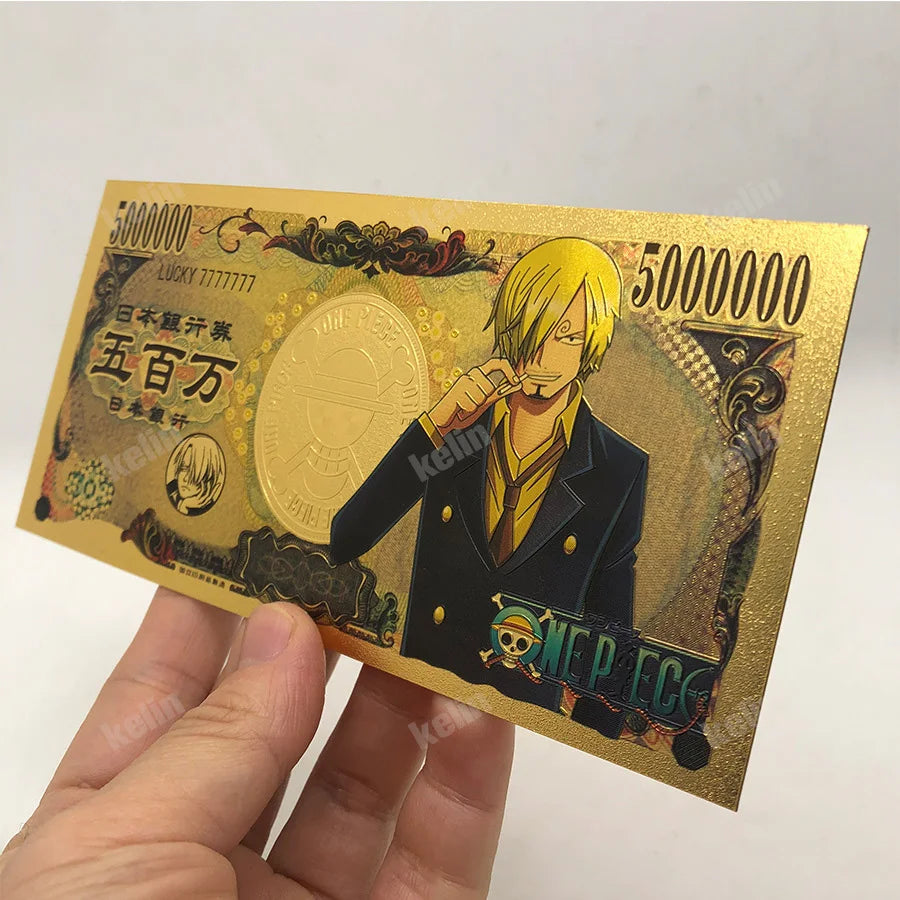 Cartes dorées One Piece