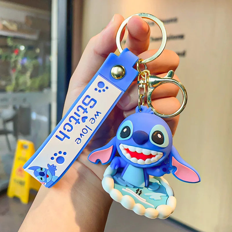 Porte-clés  STITCH WINNIE L'OURSON