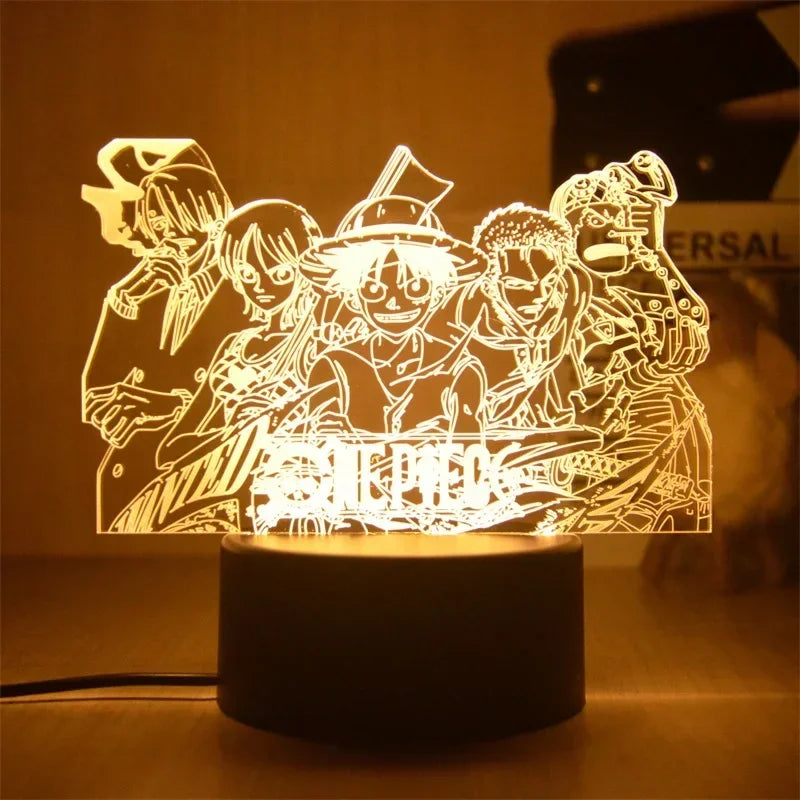 Figurine 3D lumineuse One Piece