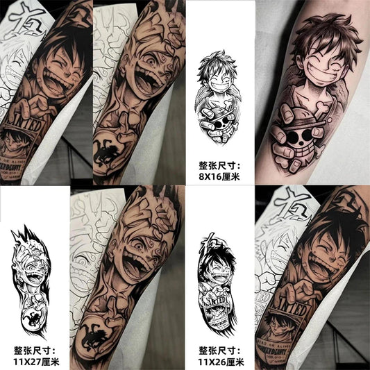 Autocollants de tatouage One Piece