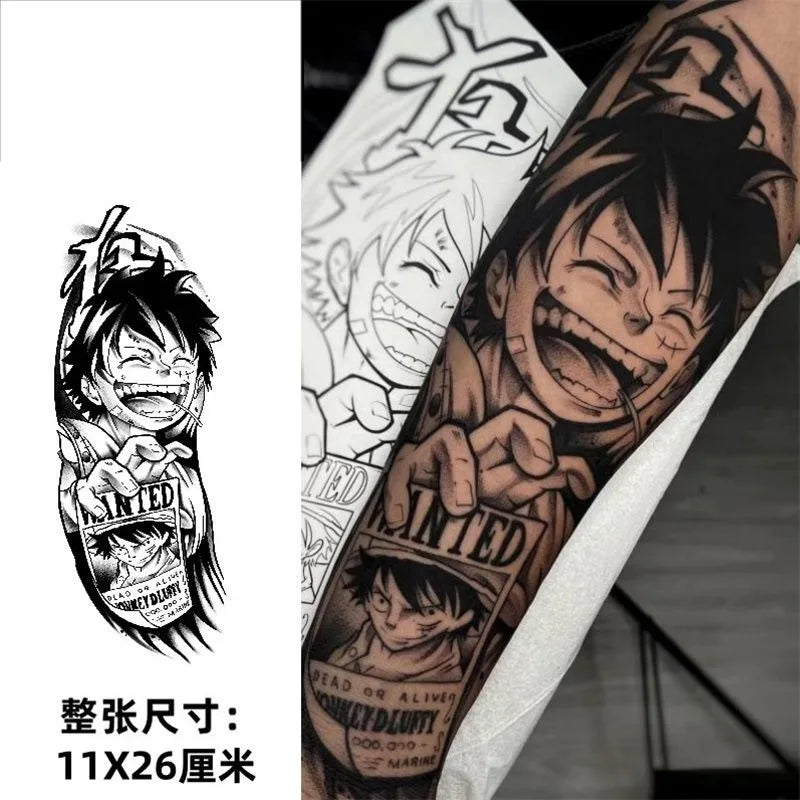 Autocollants de tatouage One Piece